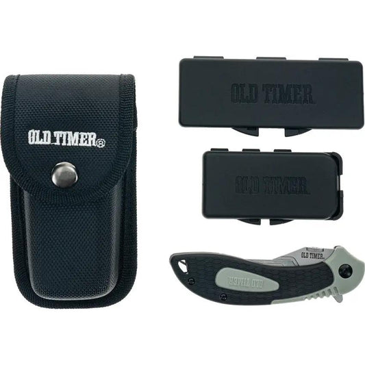 Schrade Replaceable Blade Kit 1123115 - Versatile Outdoor Blade Set With 2 Gut Hook Blades And 4 Straight Blades by Schrade