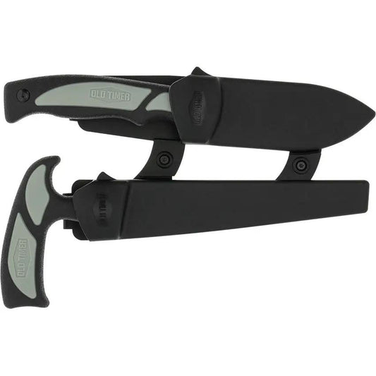 Schrade Old Timer Hunter Combo - Rugged Nine Inch Knife And Saw With Guthook Blade For Outdoorsmen by Schrade