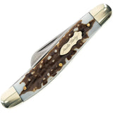 Schrade Stockman Next Gen 1136004 - Versatile EDC Knife With Sheepsfoot And Spey Blades In Staglon Handle by Schrade