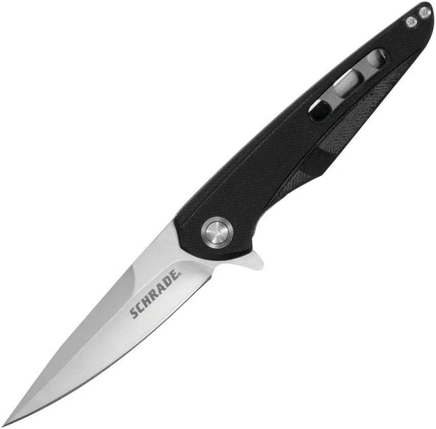 Schrade Kinetic Linerlock Black G10 1136038 by Schrade