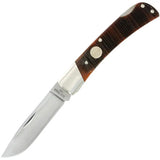Schrade Bruin Generational Series Premium Pocket Knife for Collectors - 3.75 Inch Closed 1095HC Drop Point Blade by Schrade