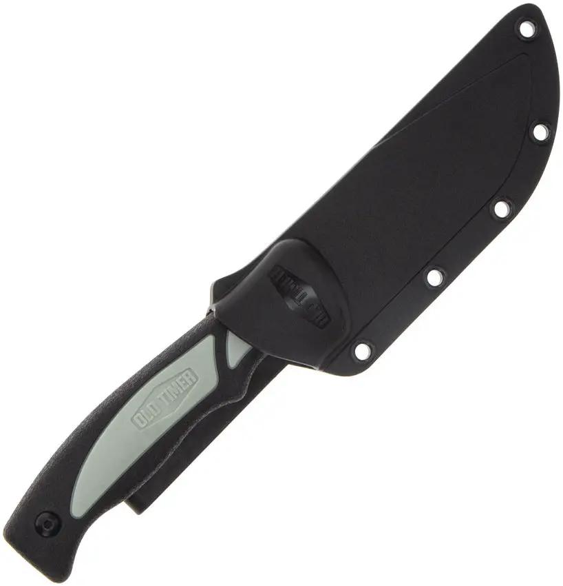Schrade Trail Boss Fixed Blade Knife - Outdoor Survival Tool With Full Tang 9 Inch Overall Satin 3.75 Inch Blade by Schrade