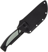 Schrade Trail Boss Fixed Blade Knife - Rugged Guthook Blade For Outdoorsmen With 8Cr13MoV Steel And Full Tang by Schrade