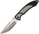 Schrade Trail Boss Linerlock Folding Knife - 3.5-Inch Satin Drop Point Blade, 8Cr13MoV Steel Outdoors by Schrade