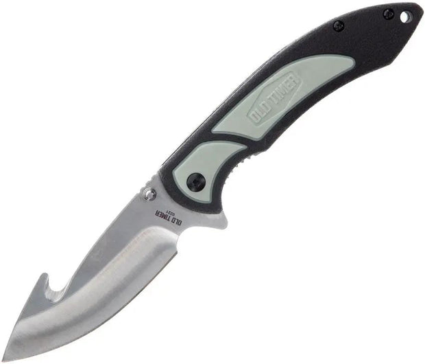 Schrade Trail Boss Guthook Linerlock Knife - Durable 8Cr13MoV 3.5 Inch Satin Blade For Hunters And Outdoorsmen by Schrade