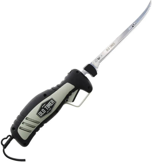 Schrade Electric Fillet Knife 110V - Serrated 8.25in Blade for Effortless Filleting with Ergonomic Handle by Schrade