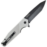 Schrade Shudder Linerlock Assisted Opening Folding Knife For EDC - Compact EDC Carry With AUS 10A Tanto Blade by Schrade