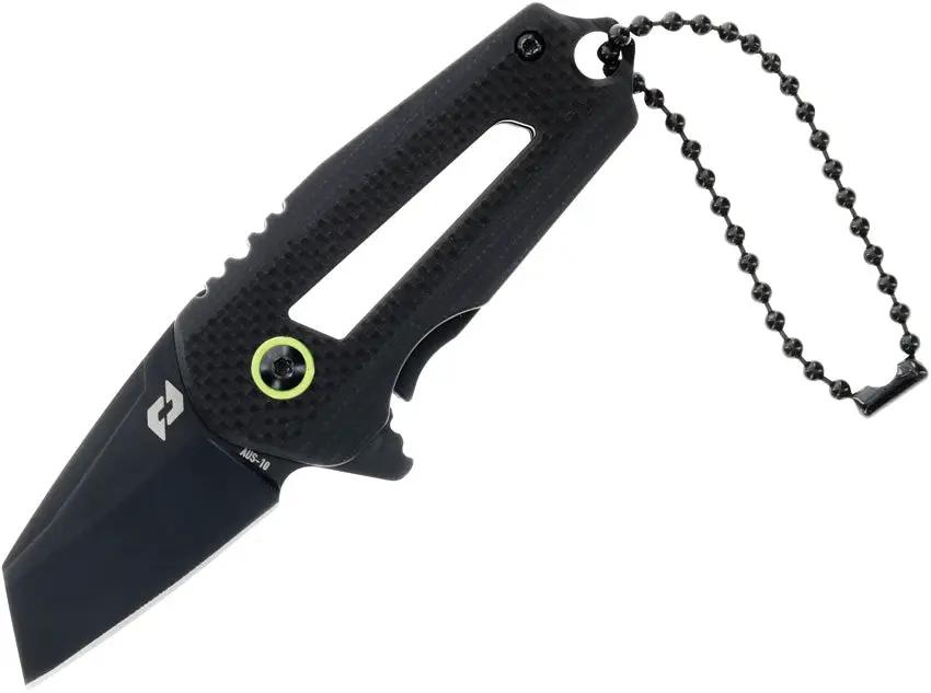 Schrade Roadie Framelock Folding Knife - Compact 3In Closed AUS10A Blade With Black G10 Handle EDC Ready by Schrade