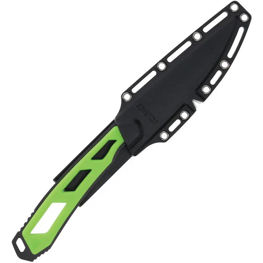 Schrade Isolate Caper Fixed Blade Knife - AUS 10A Stainless Steel Full Tang For Outdoor Use by Schrade