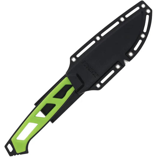 Schrade Isolate Drop Point Fixed Blade Knife - Rugged Outdoor Knife With AUS 8 Stainless, 3.75 Inch Blade, Full Tang by Schrade