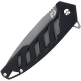 Schrade Ventricle Framelock Folding Knife - TiNi Coated AUS-10A Tanto Blade For EDC And Outdoor Tasks by Schrade