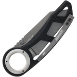 Schrade Torsion Linerlock Knife AUS8 TiNi Blade - EDC Ready With G10 Handle Finger Ring by Schrade