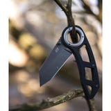 Schrade Torsion Linerlock Knife AUS8 TiNi Blade - EDC Ready With G10 Handle Finger Ring by Schrade