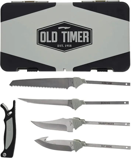 Schrade SwitchIt Hunting Kit Four Blade Field Dressing Tool Set For Hunters And Outdoor Enthusiasts by Schrade