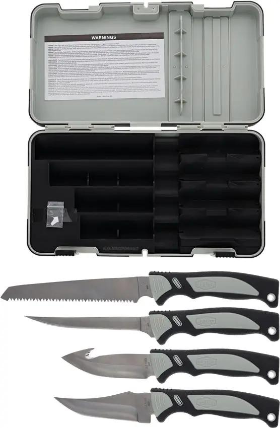 Schrade SwitchIt Hunting Kit Four Blade Field Dressing Tool Set For Hunters And Outdoor Enthusiasts by Schrade