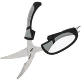 Schrade Trail Boss Game Shears - 10.25 Inch Overall Length With 5 Inch Satin Blades Bottle Opener And Safety Lock by Schrade