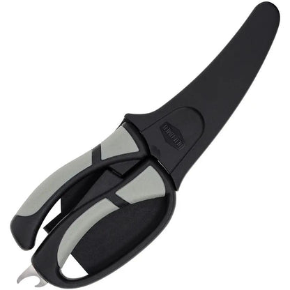 Schrade Trail Boss Game Shears - 10.25 Inch Overall Length With 5 Inch Satin Blades Bottle Opener And Safety Lock by Schrade