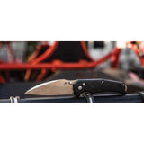 Schrade Auto Radok Pivot Lock Knife - S35VN Wharncliffe Blade, Carbon Fiber Handle, EDC Ready by Schrade