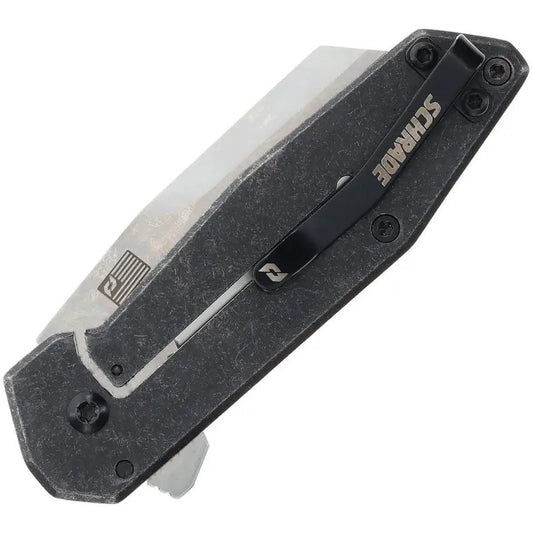 Schrade Slyte Compact Framelock Knife - 2.38in Satin D2 Wharncliffe for EDC Everyday Carry by Schrade