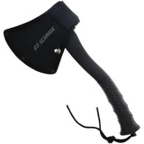 Schrade Bedrock Axe 12 Inch TiNi Coated 3Cr13 Head - Durable Camp Axe With Rubber Handle And Belt Sheath by Schrade