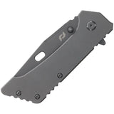Schrade Girder Framelock Knife - TiNi Coated AUS 8 Tanto Blade 3.5 Inch, 5 Inch Closed, Extended Tang EDC Ready by Schrade