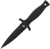 Schrade Needle Fixed Blade Knife - 3 Inch AUS 8 Dagger Blade Full Tang With Rubber Handle For Outdoor Enthusiasts