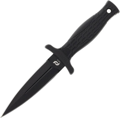 Schrade Needle Fixed Blade Knife - 3 Inch AUS 8 Dagger Blade Full Tang With Rubber Handle For Outdoor Enthusiasts