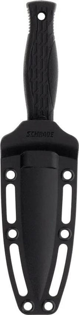 Schrade Needle Fixed Blade Knife - 3 Inch AUS 8 Dagger Blade Full Tang With Rubber Handle For Outdoor Enthusiasts by Schrade