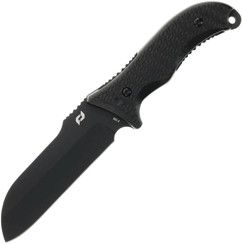 Schrade Bedrock Sheepsfoot Fixed Blade Knife AUS8 Stainless Steel 4.25 Inch Blade Rugged Outdoor - Field Utility