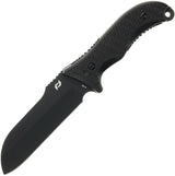 Schrade Bedrock Sheepsfoot Fixed Blade Knife AUS8 Stainless Steel 4.25 Inch Blade Rugged Outdoor - Field Utility