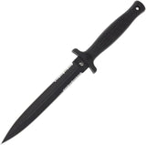 Schrade Needle Magnum Fixed Blade Knife - 6 Inch Partially Serrated AUS 8 Blade For Outdoor Survival by Schrade
