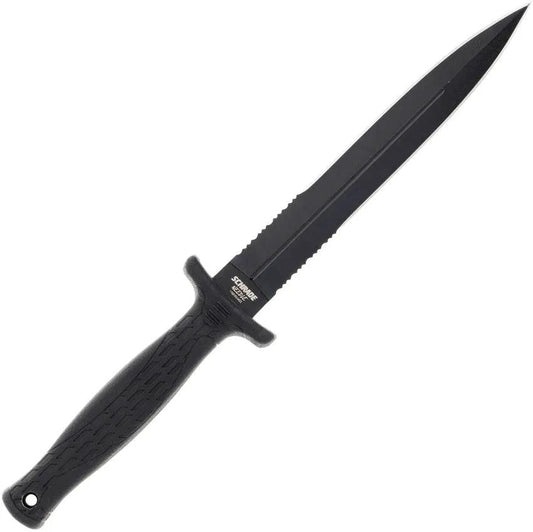 Schrade Needle Magnum Fixed Blade Knife - 6 Inch Partially Serrated AUS 8 Blade For Outdoor Survival by Schrade