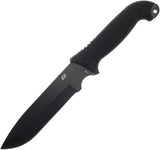 Schrade Bedrock Fixed Blade Knife - 13 Inch TiNi Coated AUS 8 Drop Point Blade Rubberized Handle For Outdoor Enthusiasts by Schrade