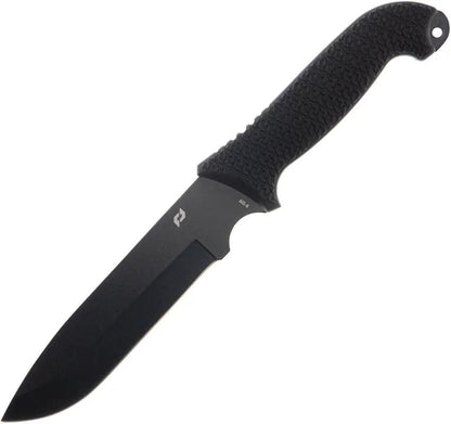Schrade Bedrock Fixed Blade Knife - 13 Inch TiNi Coated AUS 8 Drop Point Blade Rubberized Handle For Outdoor Enthusiasts by Schrade