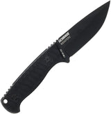 Schrade Bitterroot Fixed Blade Knife - 4 Inch AUS-10A Blade With G10 Handle And Integrated Sharpener