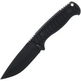 Schrade Bitterroot Fixed Blade Knife - 4 Inch AUS-10A Blade With G10 Handle And Integrated Sharpener by Schrade