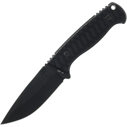 Schrade Bitterroot Fixed Blade Knife - 4 Inch AUS-10A Blade With G10 Handle And Integrated Sharpener by Schrade
