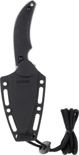 Schrade Adder Fixed Blade Knife - 3-Inch AUS-10A Satin Blade Full Tang For EDC Ready Outdoors by Schrade