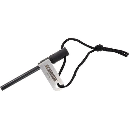 Schrade Fire Starter Ferro Rod 3.75in With Steel Striker And Lanyard For Outdoor Enthusiasts
