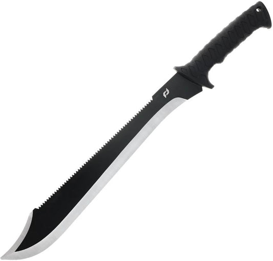 Schrade Decimate Sawback Machete - 15 Inch Blade Full Tang For Ultimate Outdoor Survival And Brush Clearing