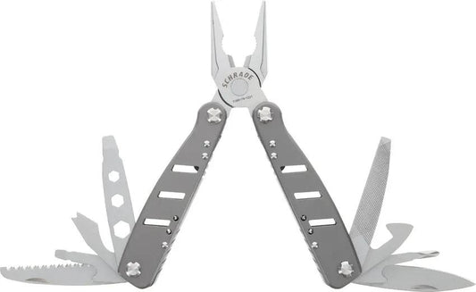 Schrade Callous Multi Tool 1182531 Stainless Steel Pliers - 14 Tools For EDC Ready, Compact 6.5-Inch by Schrade