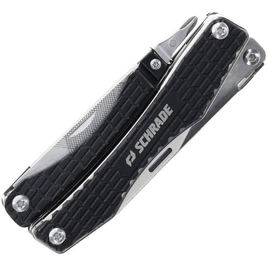 Schrade Clench Multi Tool 1182532 - Pliers Wire Cutter Scissors Bottle Opener For EDC Compact Four Inch Closed by Schrade