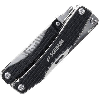 Schrade Clench Multi Tool 1182532 - Pliers Wire Cutter Scissors Bottle Opener For EDC Compact Four Inch Closed by Schrade