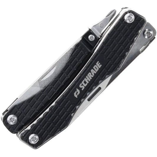 Schrade Clench Multi Tool 1182532 - Pliers Wire Cutter Scissors Bottle Opener For EDC Compact Four Inch Closed by Schrade