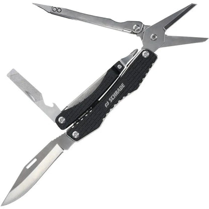 Schrade Clench Multi Tool 1182532 - Pliers Wire Cutter Scissors Bottle Opener For EDC Compact Four Inch Closed by Schrade