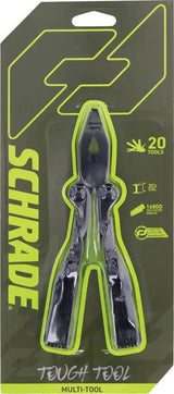Schrade Tough Tool Multi Tool Black 7 Inch - Pliers Wire Cutter Scissors Saw Blade For Camping And DIY by Schrade