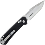 Schrade Divergent Pivot Lock Knife - 3.13 Inch Satin AUS-8 Blade With Black G10 Handle For EDC by Schrade