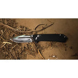 Schrade Divergent Pivot Lock Knife - 3.13 Inch Satin AUS-8 Blade With Black G10 Handle For EDC by Schrade