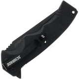Schrade Sentiment Linerlock Folding Knife - EDC Companion With AUS 8 Blade And Black G10 Handle Pocket Clip by Schrade
