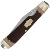 Schrade Old Timer Trapper Linerlock Knife - 3.25 Inch Satin Clip Point Blade With Delrin Handle For EDC by Schrade
